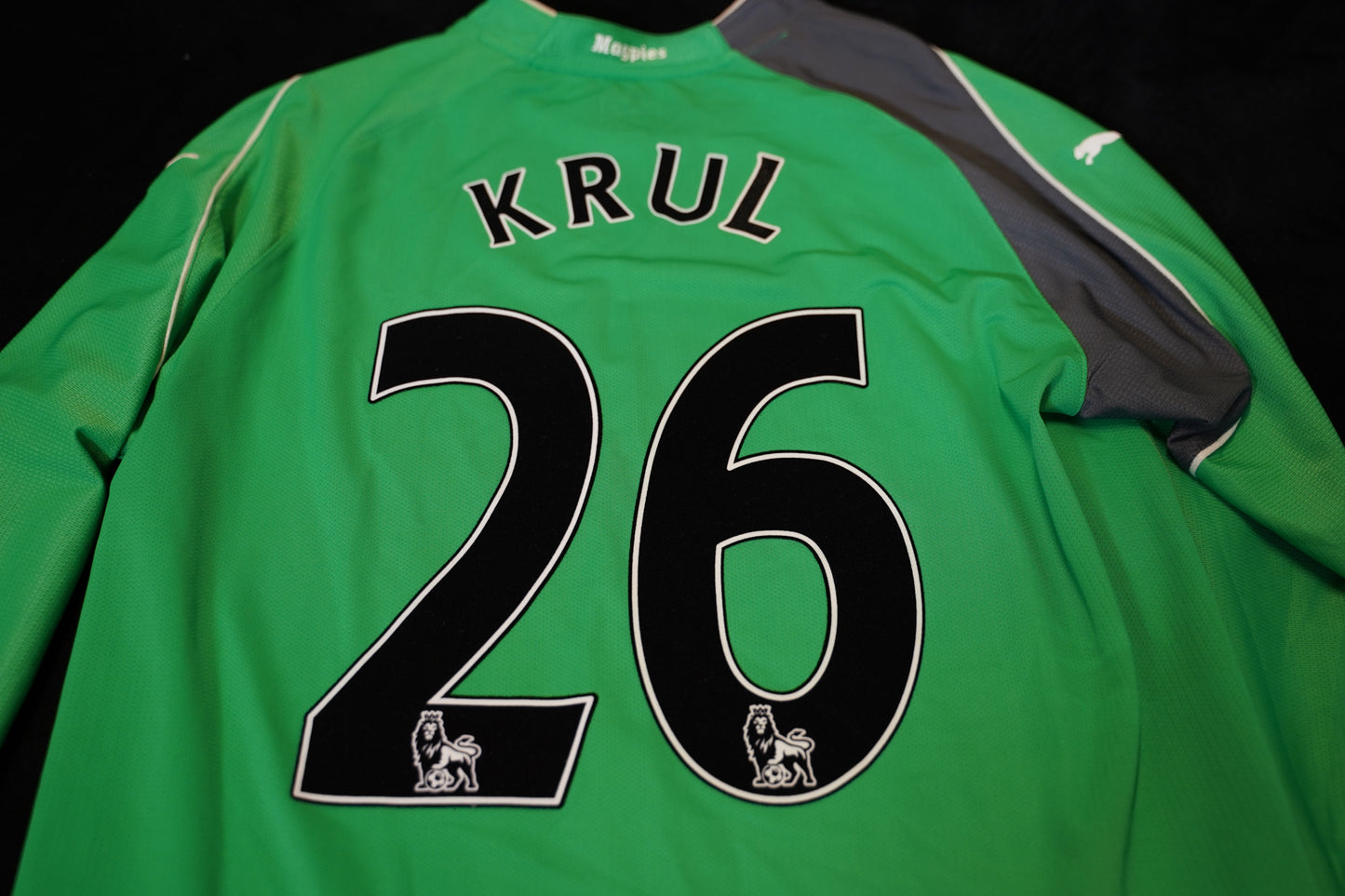 2010 2011 Newcastle United #26 Krul Goalkeeper Green M men
