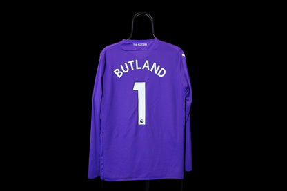 2018 2019 Stoke City Goalkeeper #1 Butland Macron L Purple
