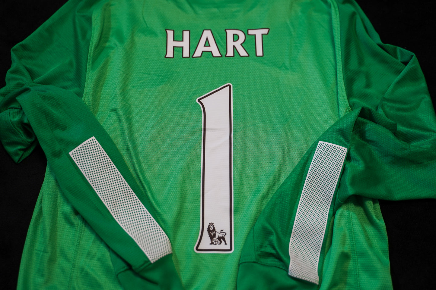 2013 2014 Manchester City #1 Hart Målmand Nike Grøn M herre