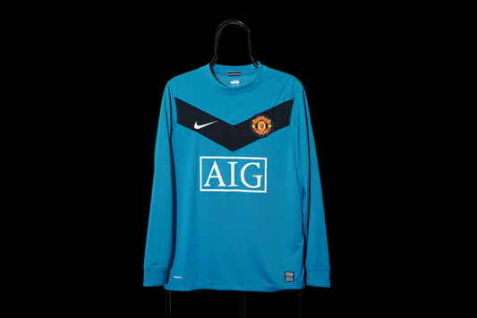 2009 - 2010 Manchester United Goalkeeper #29 Kuszczak Turquoise 355096-358