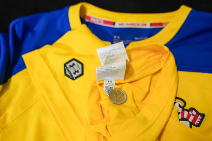 2018 2019 Southampton #35 Bednarek Under Armour Away Yellow S