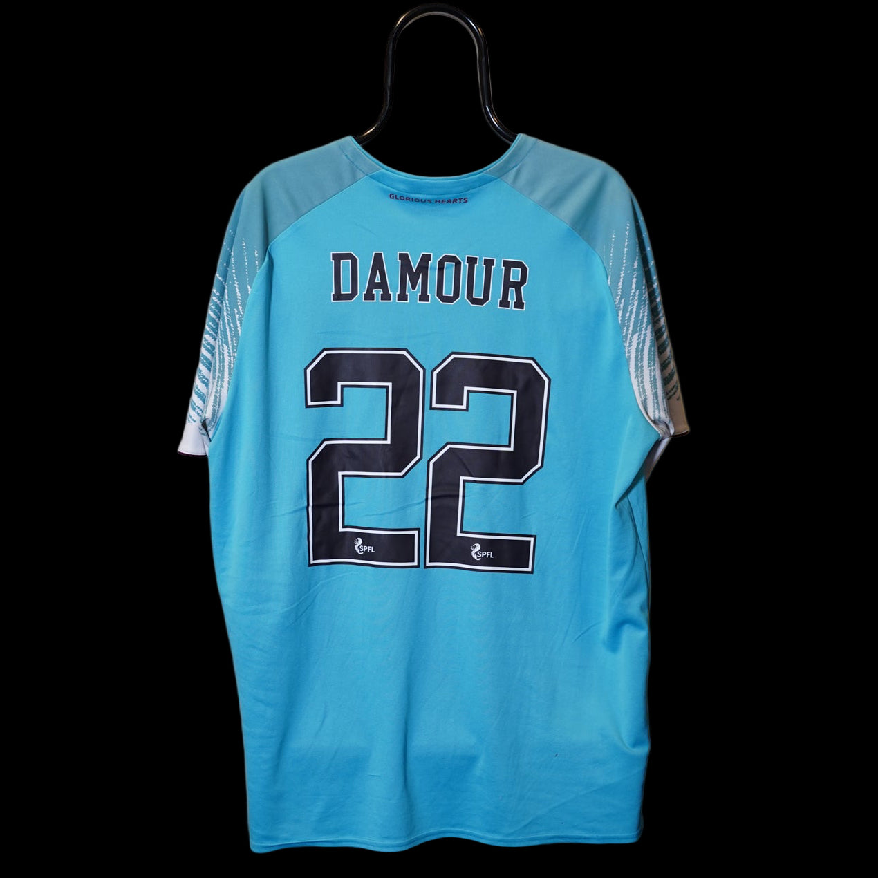 2020 2021 Heart Of Midlothian Away #22 Damour Football Shirt Umbro 2XL