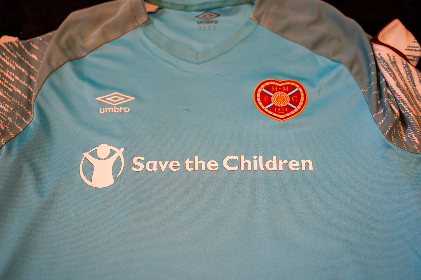 2020 2021 Heart Of Midlothian Away #22 Damour Football Shirt Umbro 2XL