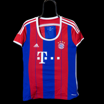 2014 2016 Bayern Munich #9 Lewandowski Football Shirt Home ADIDAS F48503 Women L