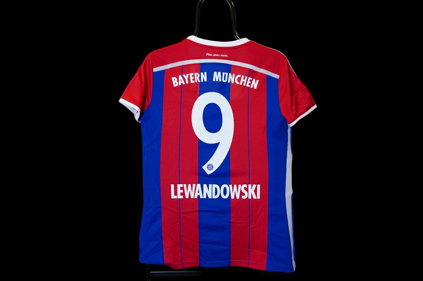 2014 2016 Bayern Munich #9 Lewandowski Football Shirt Home ADIDAS F48503 Women L