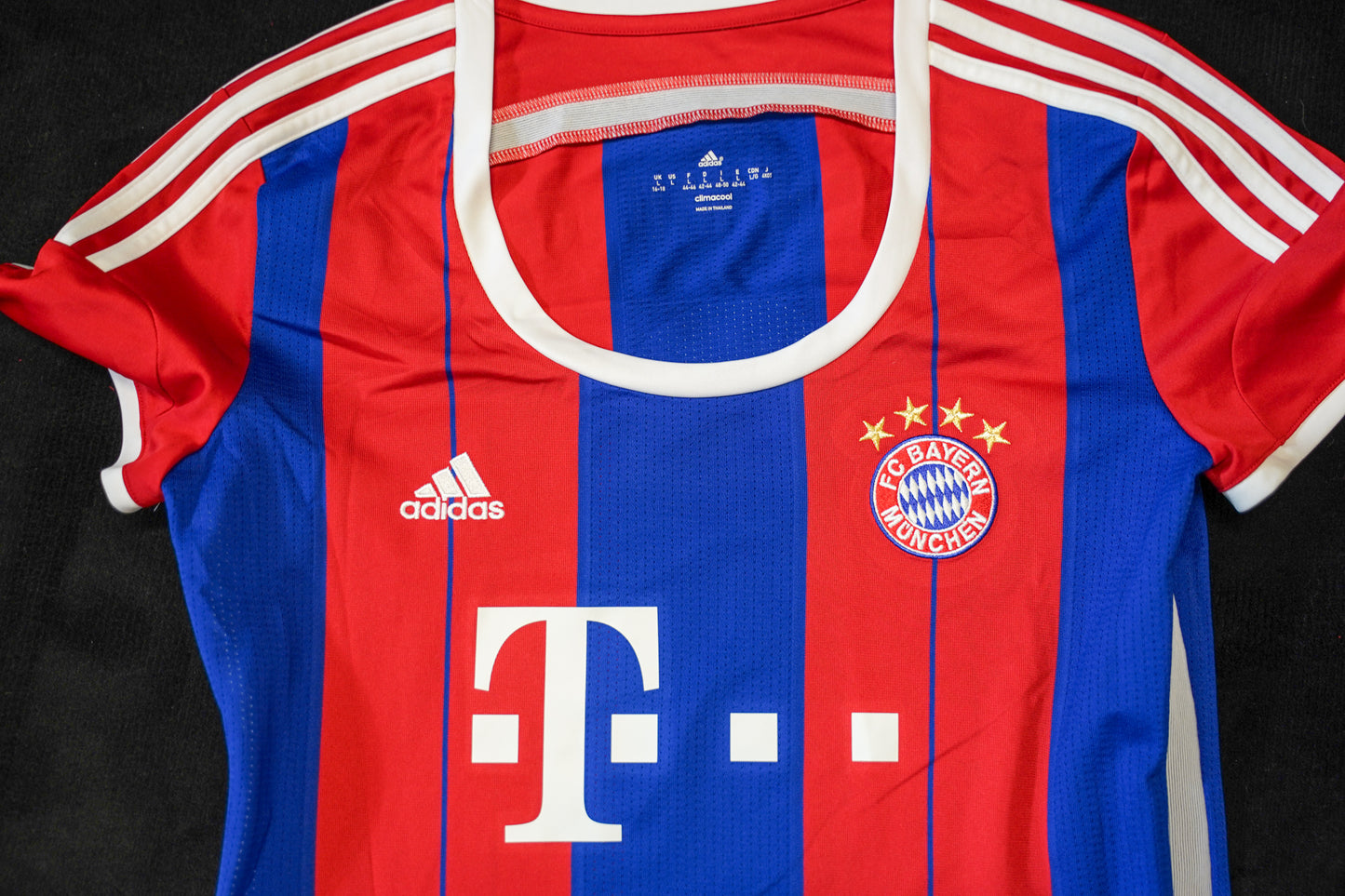 2014 2016 Bayern Munich #9 Lewandowski Football Shirt Home ADIDAS F48503 Women L