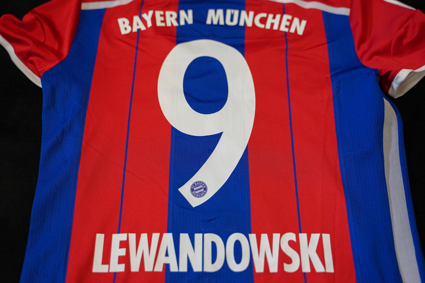 2014 2016 Bayern Munich #9 Lewandowski Football Shirt Home ADIDAS F48503 Women L