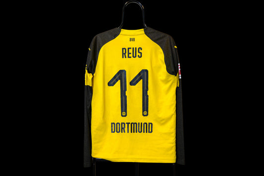 2018 2019 BORUSSIA DORTMUND #11 Reus Long Sleeve Home Puma M men 753311-01