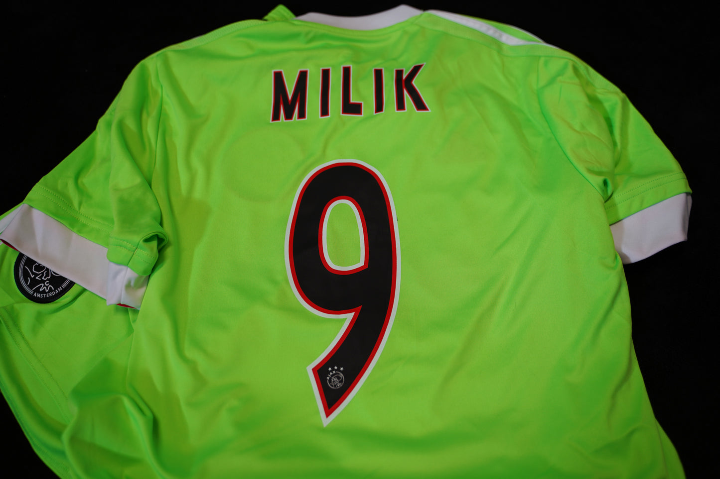 2015 2016 Ajax Amsterdam #9 Milik Football Away shirt + short FULL KIT M S08206