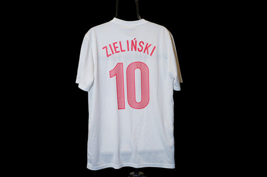 2012 2014 Poland #10 Zieliński Football Shirt Nike Fan Version L men 450510-105