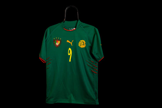 2004-2005 Cameroon #9 Etoo National Team Home Puma M men