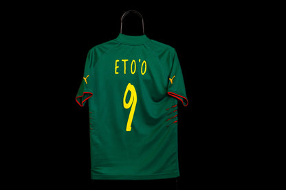 2004-2005 Cameroon #9 Etoo National Team Home Puma M men