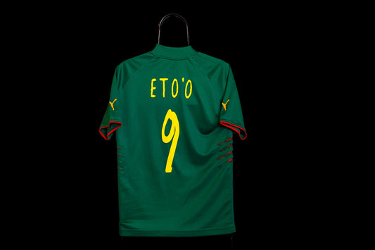 2004-2005 Cameroon #9 Etoo National Team Home Puma M men