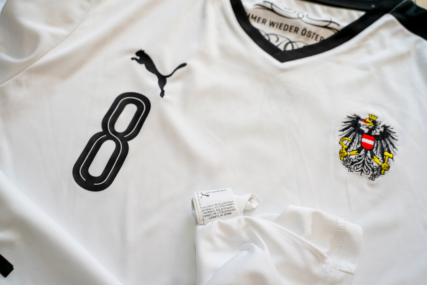 2015-2016 Austria #8 Alaba Away Football Shirt Puma L men 748684