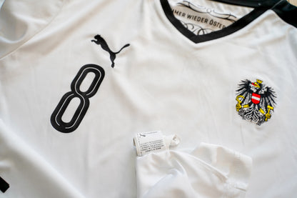 2015-2016 Austria #8 Alaba Away Football Shirt Puma L men 748684