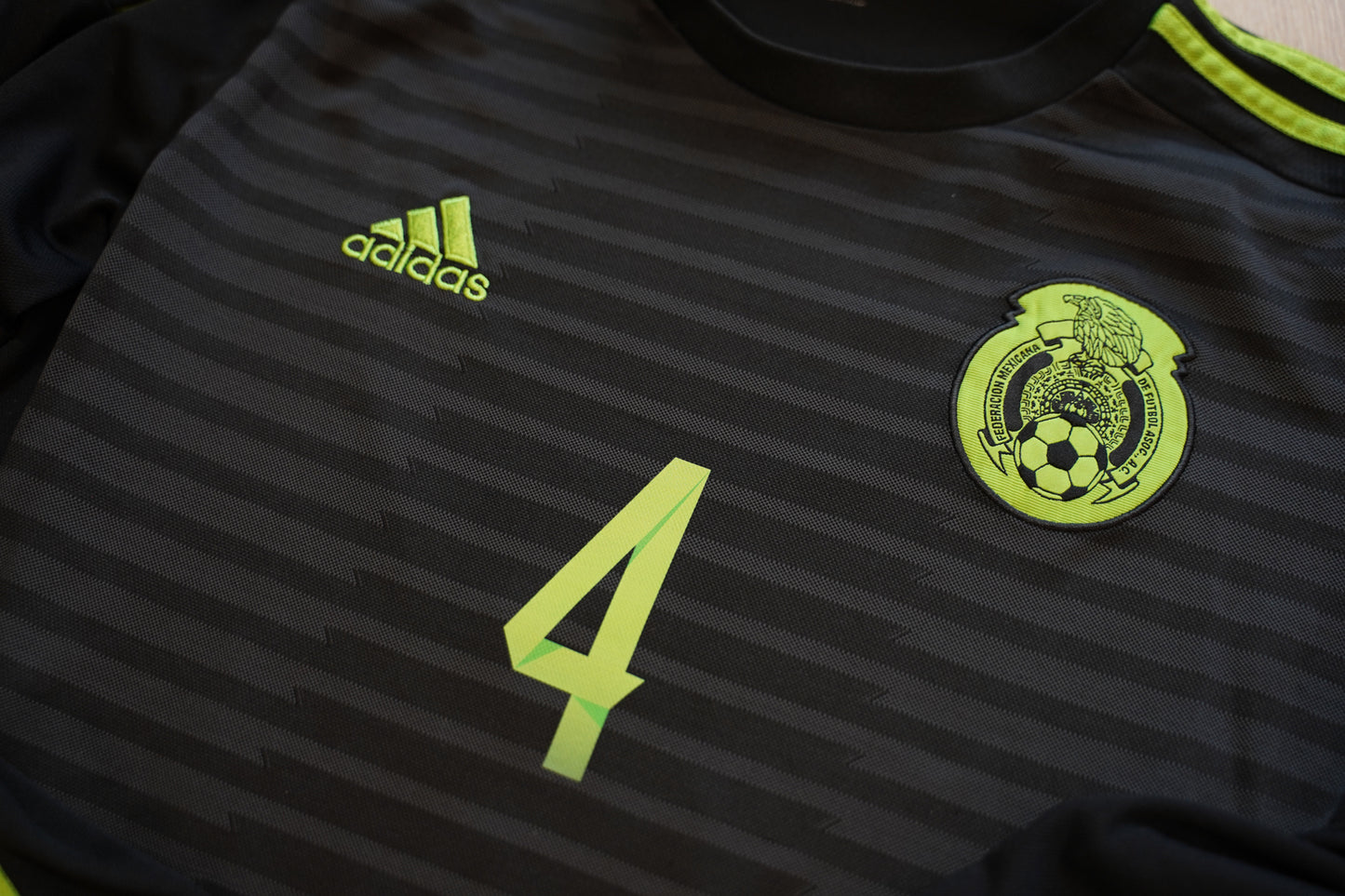 2015-2016 Mexico #4 R. Marquez Long Sleeve National Team Adidas M men M36000