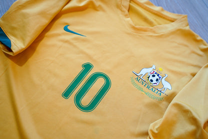 2006-2008 Australia #10 Kewell National Team Home Football Shirt L men