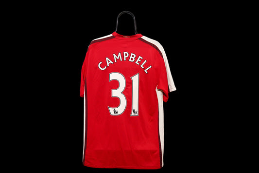 2008-2010 Arsenal #31 Campbell Home National Team Nike 287535-614 L men
