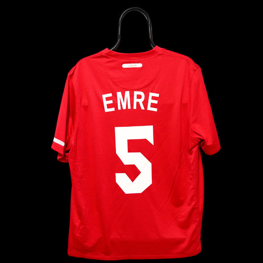 2010-2011 Turkey #5 Emre National Team Home Nike L men 373853-614