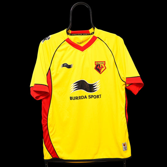 2011-2012 Watford #9 Deeney Football Shirt Burrda Sport Home M men
