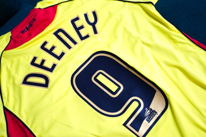 2011-2012 Watford #9 Deeney Football Shirt Burrda Sport Home M men