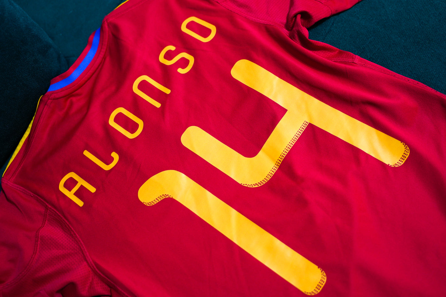 2009-2010 Spain National Team #14 Alonso Home Adidas P47902 S