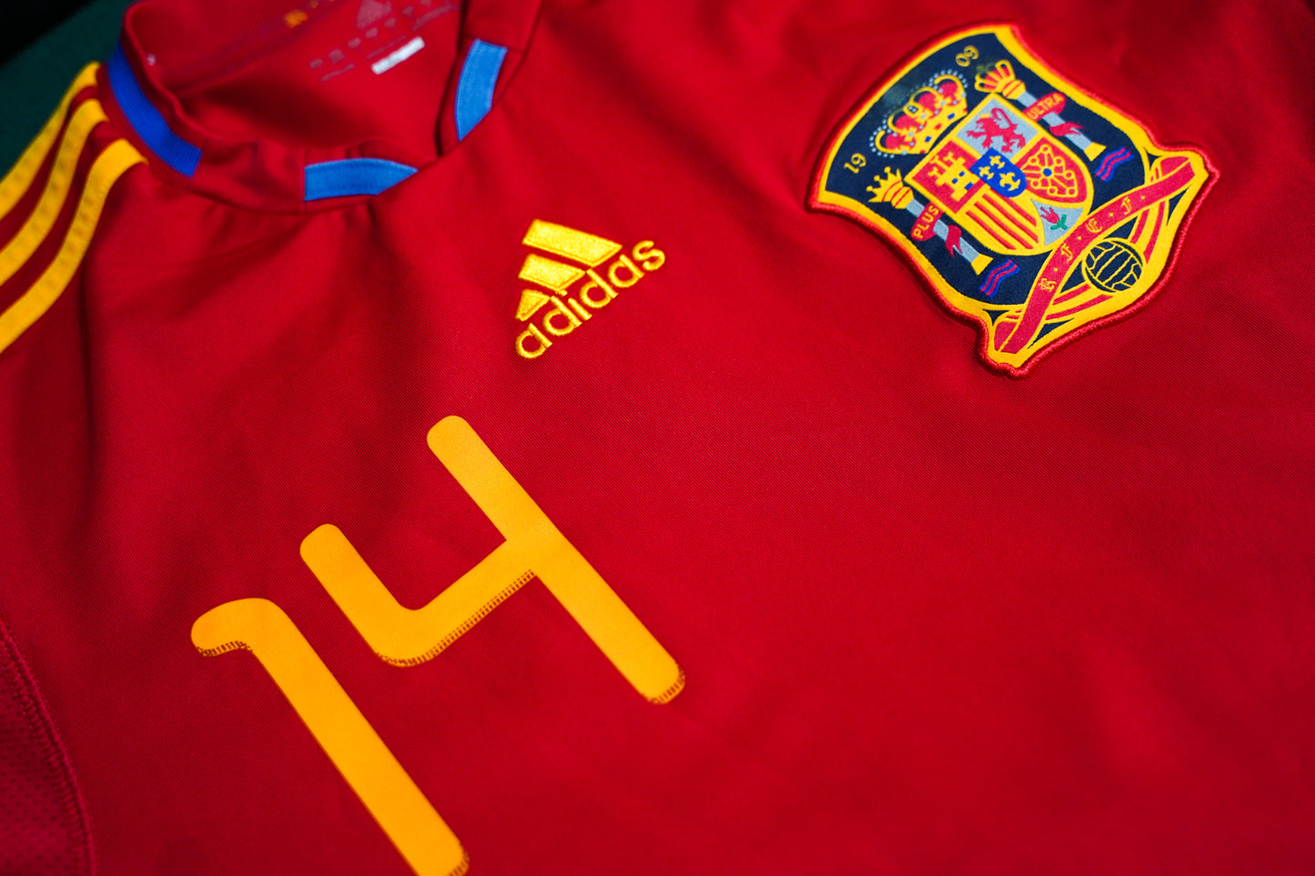 2009-2010 Spain National Team #14 Alonso Home Adidas P47902 S