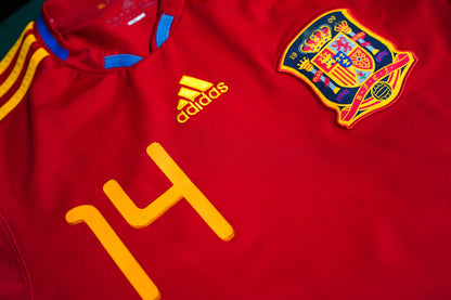 2009-2010 Spain National Team #14 Alonso Home Adidas P47902 S