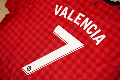 2012-2013 Manchester United #7 Valencia Home Football Shirt 2XL 479278-623