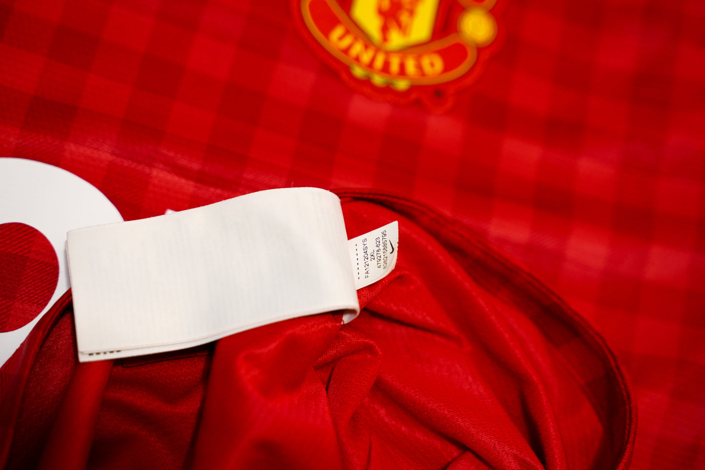 2012-2013 Manchester United #7 Valencia Home Football Shirt 2XL 479278-623