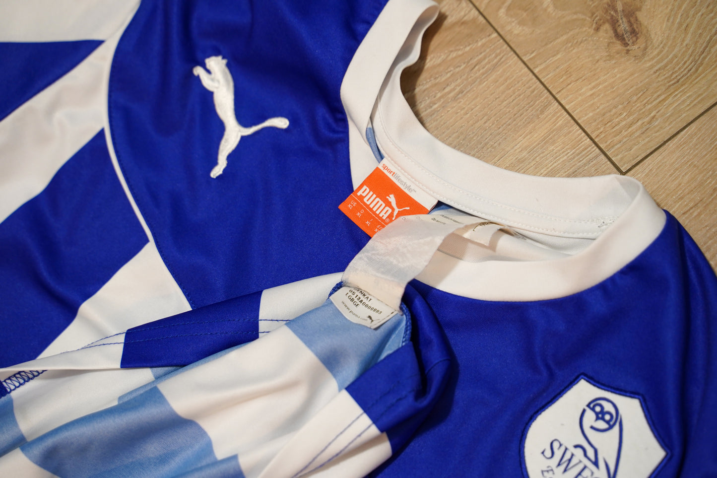 2013-2014 Sheffield Wednesday #8 Onyewu Long Sleeve Football Shirt Puma XL