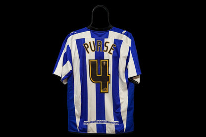 2009-2010 Sheffield Wednesday #4 Purse Puma Football Shirt Home M