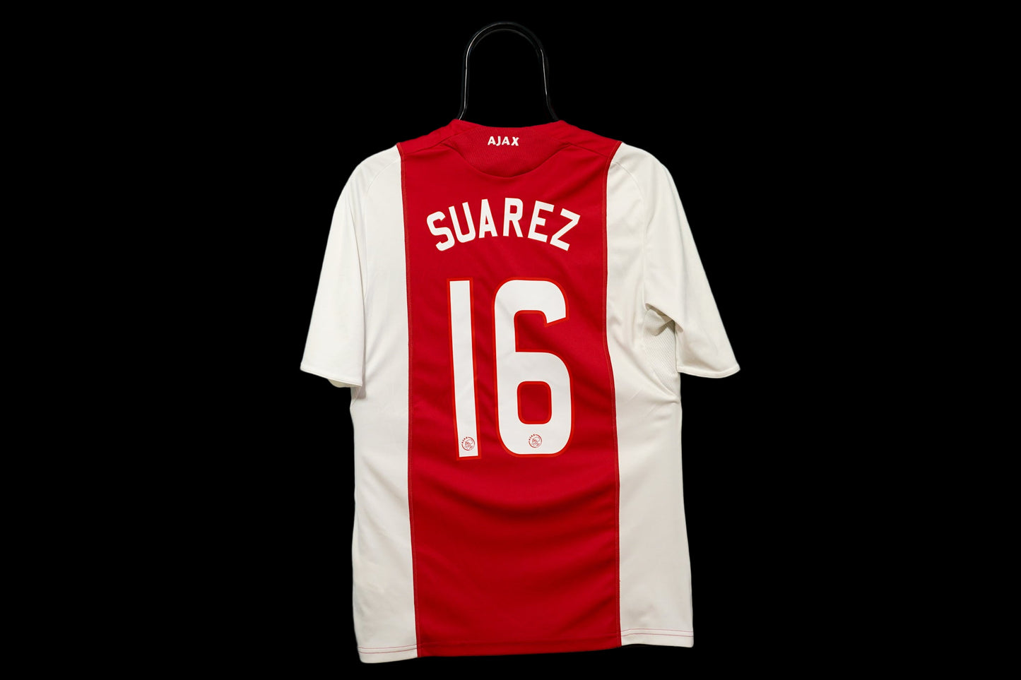 2008-2009 Ajax Amsterdam #16 Suarez Home Football Shirt Adidas 050336 S men