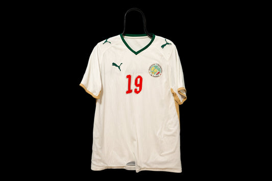 2007-2009 Senegal Home #19 Boupa Diop Football Shirt Puma Africa M men