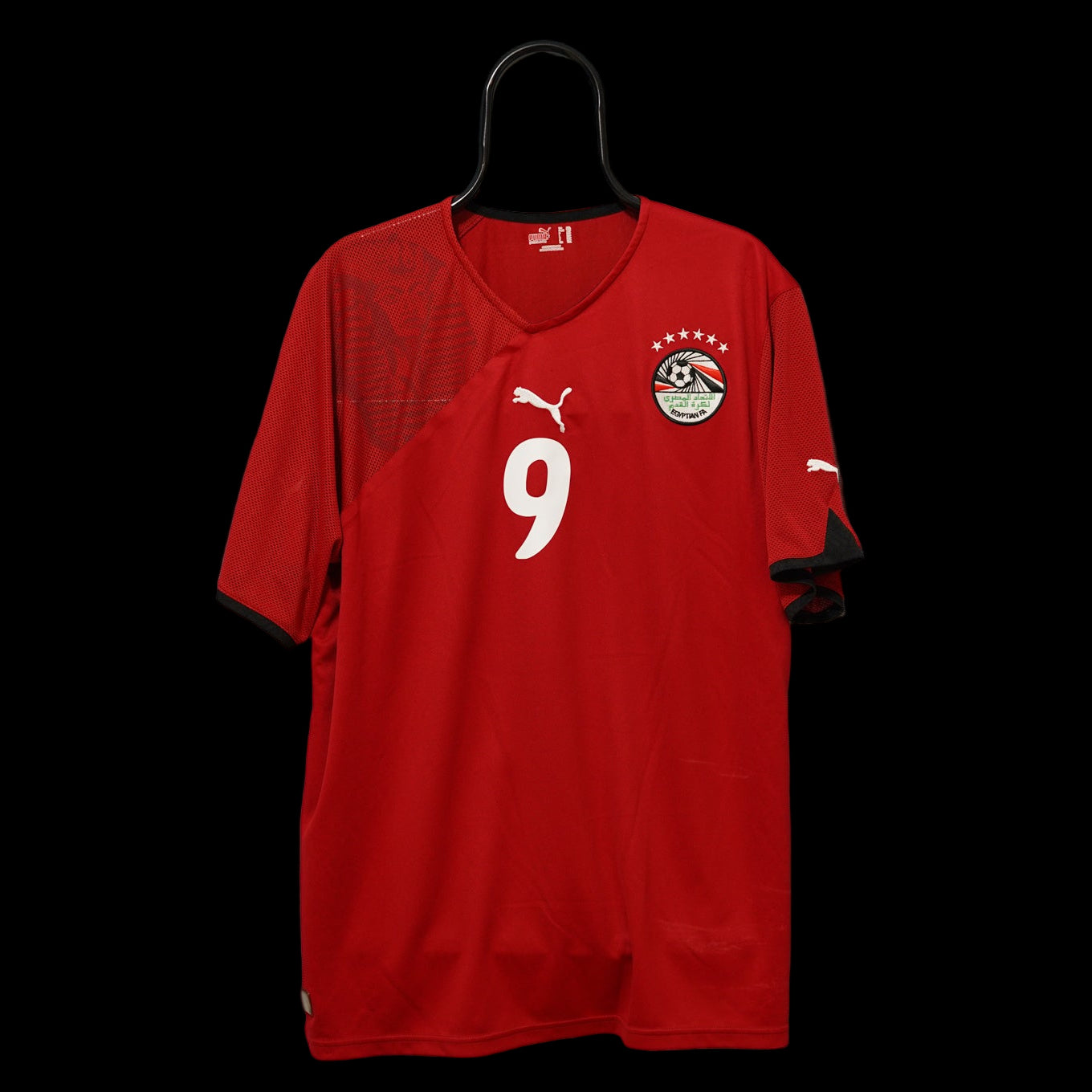 2010-2012 Egypt Home #9 Zidan National Team Puma 2XL Men