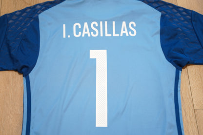 2016-2017 Spaniens målmand #1 Casillas landshold Adidas S Herre Adidas AI9174