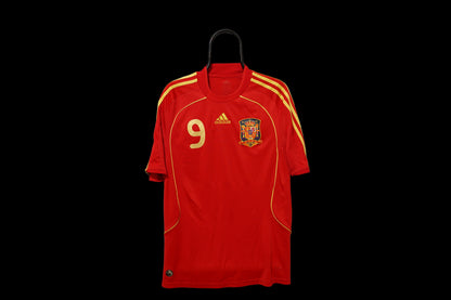 2008-2009 Spain Home #9 Torres National Team Adidas M men 614398