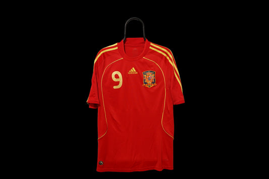 2008-2009 Spain Home #9 Torres National Team Adidas M men 614398