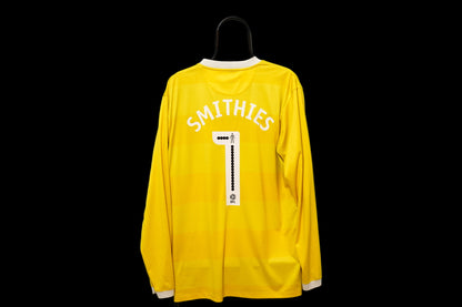 2016-2017 QPR GK Queens Park Rangers #1 Smithies Yellow Long Sleeve Dryworld XL men