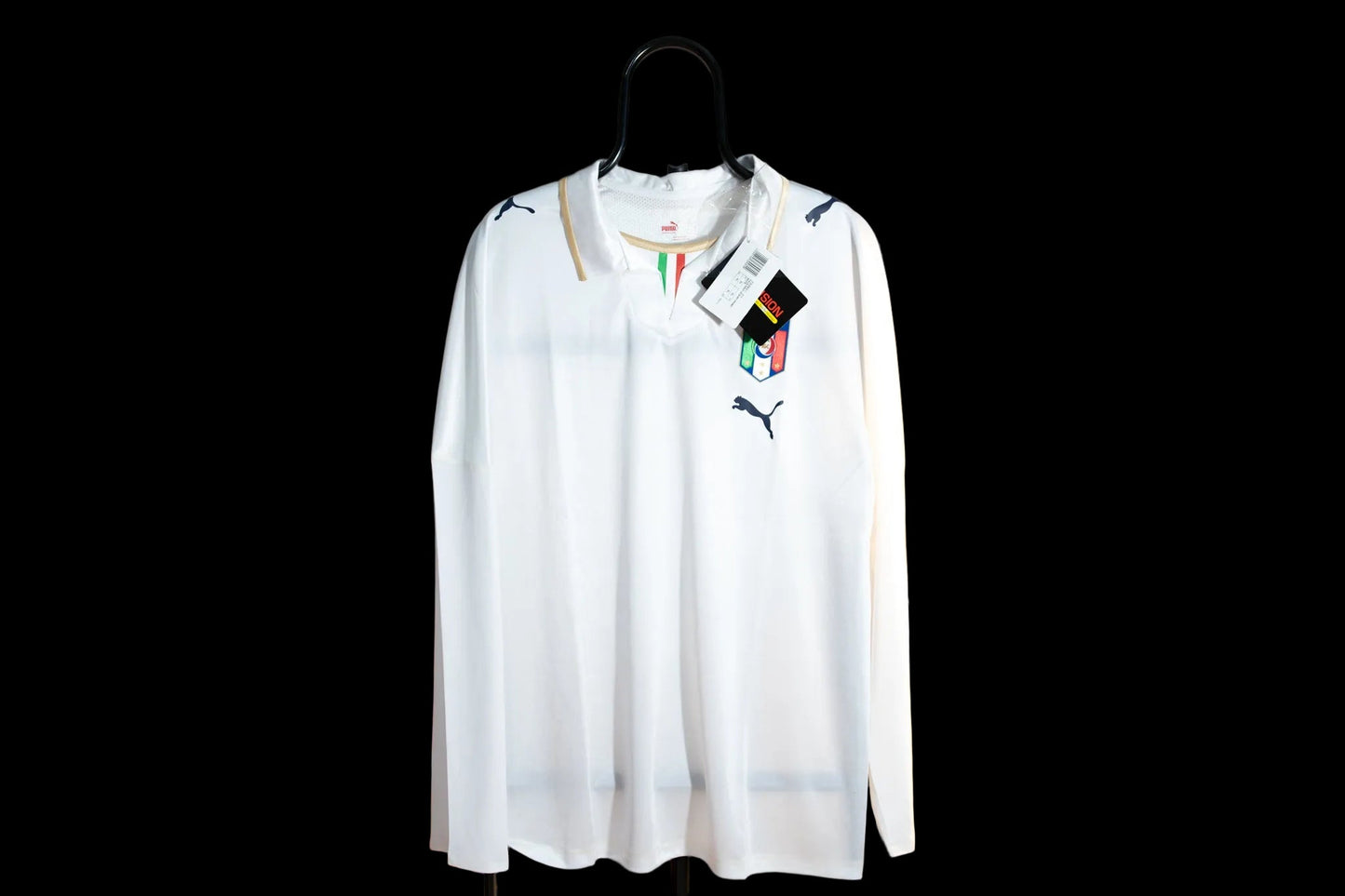 Italy 2007-2008 Away Player Issue BNWT Long Sleeve Away Shirt Original Football Jersey Puma XL