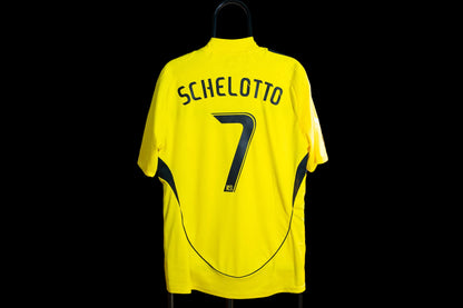 Columbus Crew 2008-10 Schelotto #7 Home Shirt Original Football Jersey Adidas 226539 L