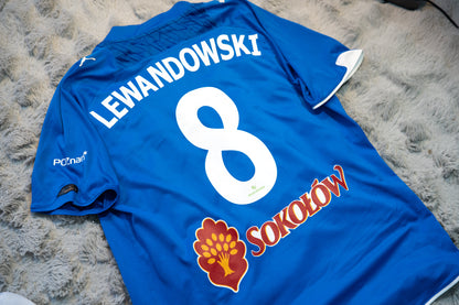 Lech Poznań 2009-2010 #8 Lewandowski Home Football Shirt Original Jersey puma XL