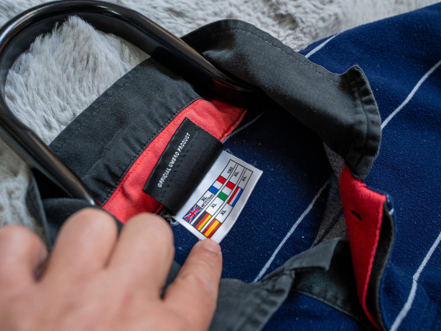 1999-00 Manchester United Away Shirt Beckham #7 - (XL) (78/1/6/9)