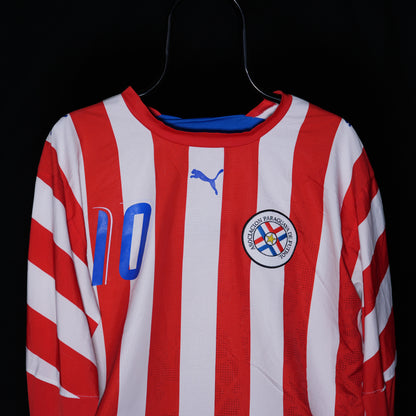 Paraguay 2006 - 2007 - home - #10 Dos Santos - Long Sleeve - L - football shirt