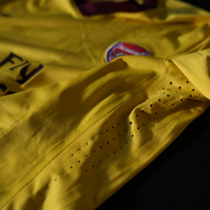 Arsenal London 2010 - 2011 #52 Bendtner - Player Issue - Away - Long Sleeve - XL
