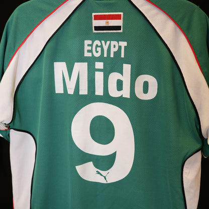 Egypt 2001 2002 - National Team - Away - #9 Mido - Football Shirt - Puma - L