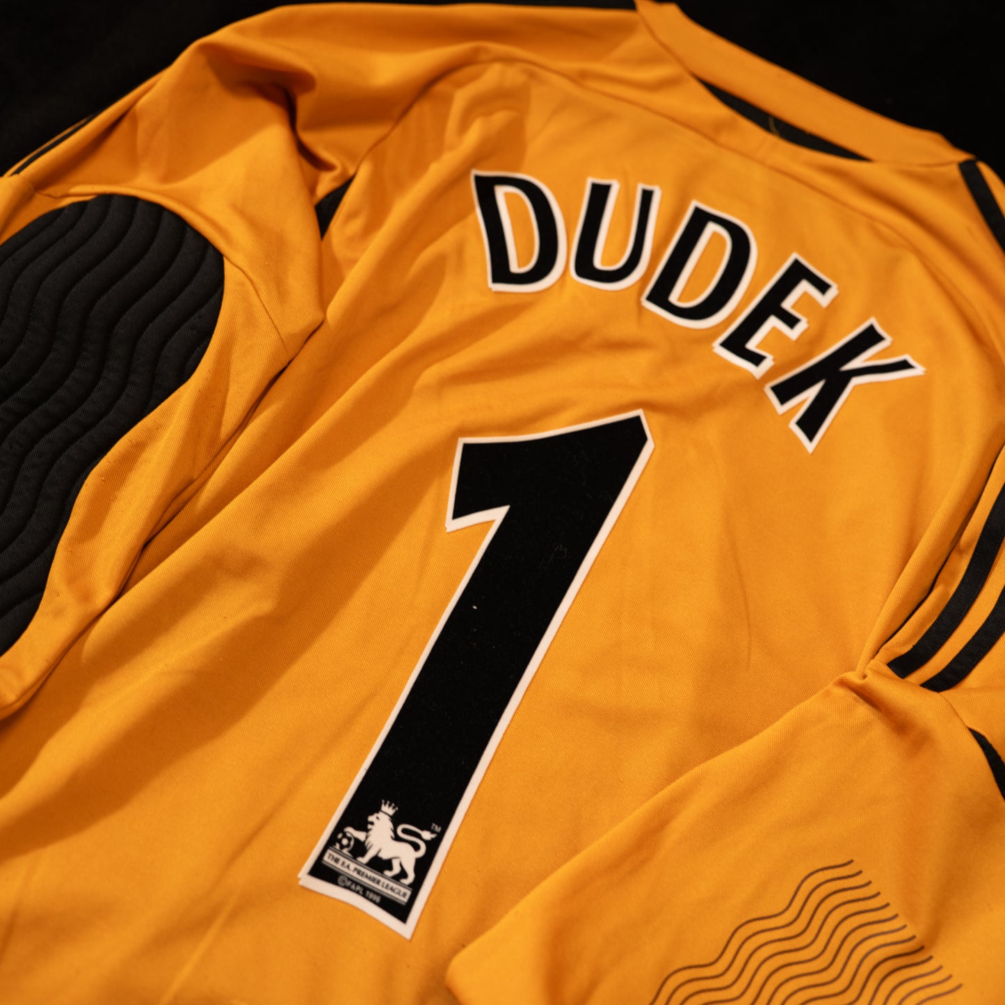 Liverpool 2006 2007 Goalkeeper #1 Dudek Orange Adidas S 053284