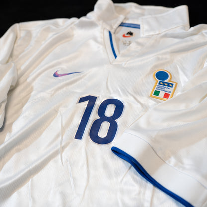 Italy 1998 Away #18 R. Baggio National team Nike Football Shirt XL