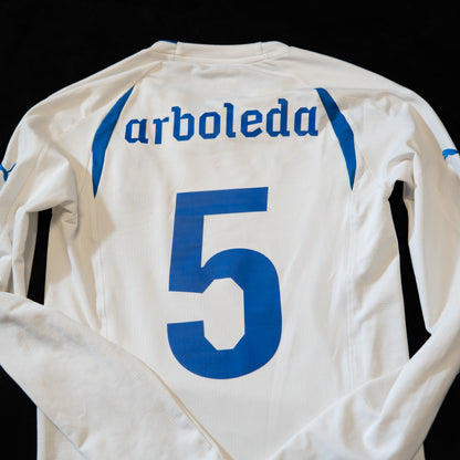 Lech Poznan 2011 - 2012 Long Sleeve - away - #5 Arboleda - Puma Football Shirt M