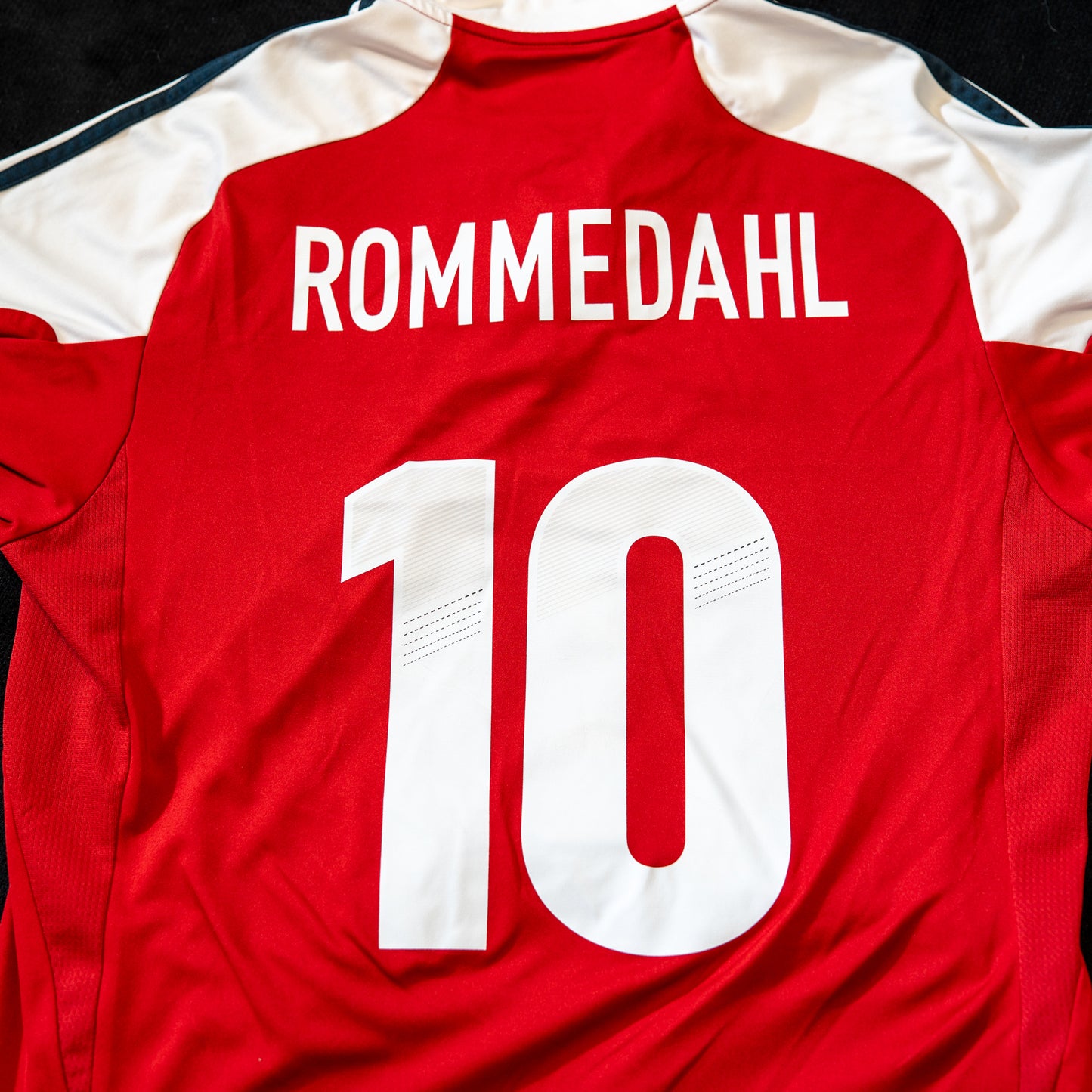Denmark 2012 2013 Home #10 Rommedahl National Team Adidas M men X11598